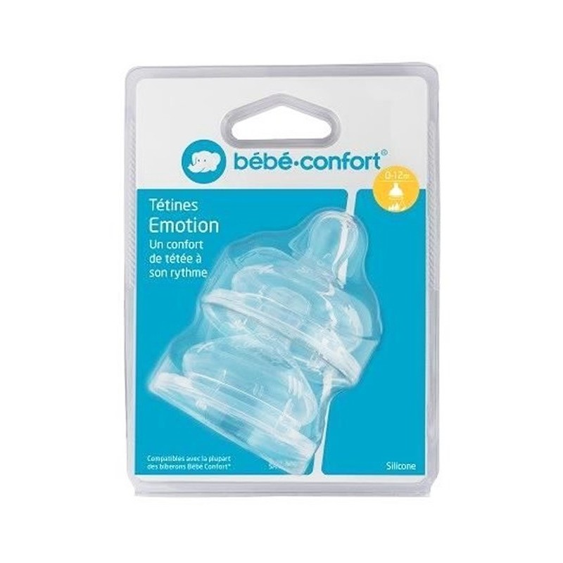BEBE CONFORT 2 TETINES EMOTION 0-12M 3 VITESSES REF 3102209000