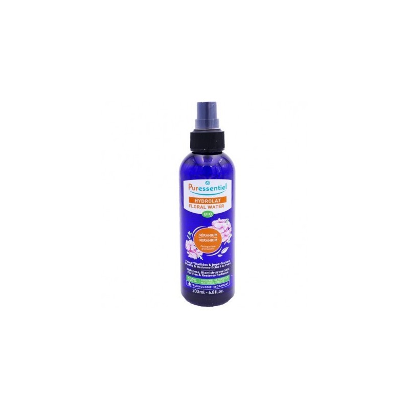 PURESSENTIEL HYDROLAT EAU FLORALE GÉRANIUM BIO 200ML