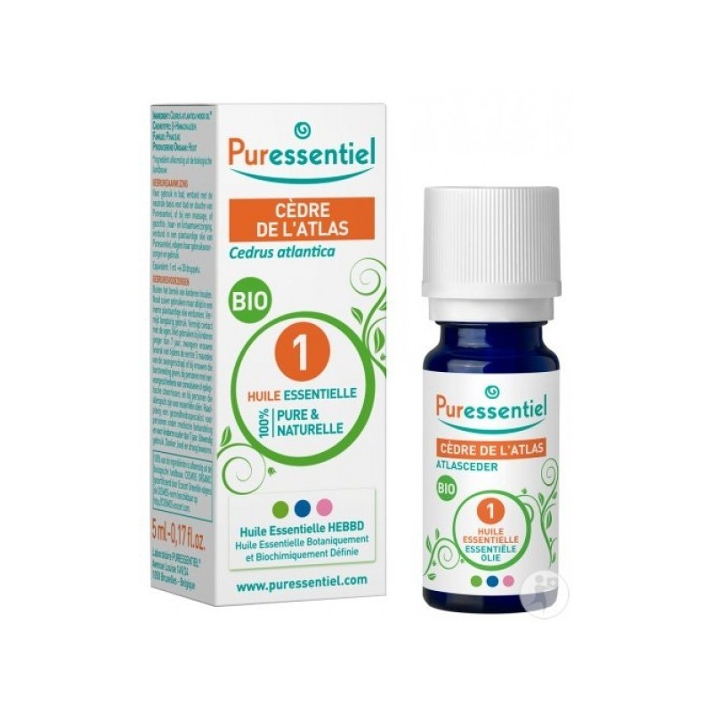 PURESSENTIEL HUILE ESSENTIELLE CEDRE DE L'ATLAS 5ML