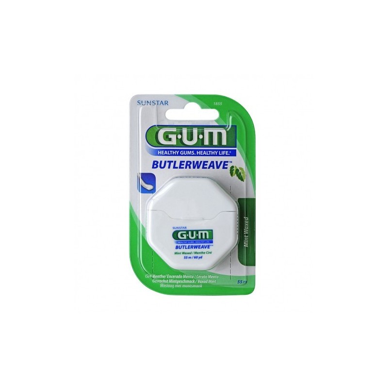 GUM FIL DENTAIRE CIRE Mentholé 55m   (1855)