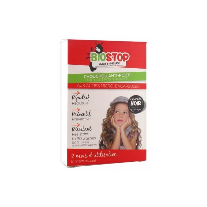 BIOSTOP CHOUCHOU ANTI POUX NOIR