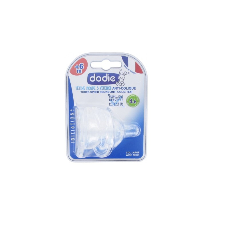 DODIE 2 TETINES INITIATION+ ANTI COLIQUE 6M+ D4