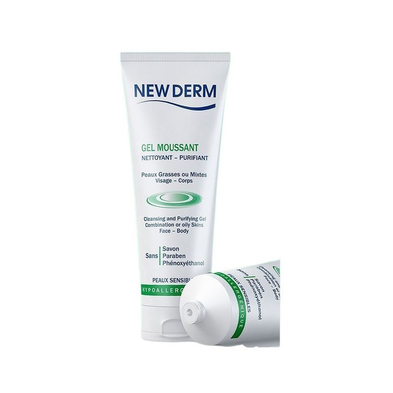 NEW DERM GEL MOUSSANT PURIFIANT 250ML