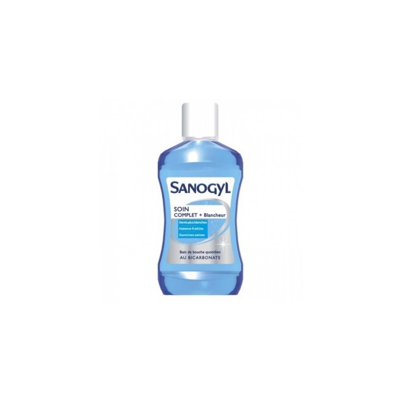 SANOGYL BAIN DE BOUCHE SOIN COMPLET + BLANCHEUR FL 500ML