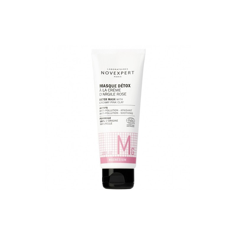 NOVEXPERT MASQUE DÉTOX ARGILE ROSE 75ML