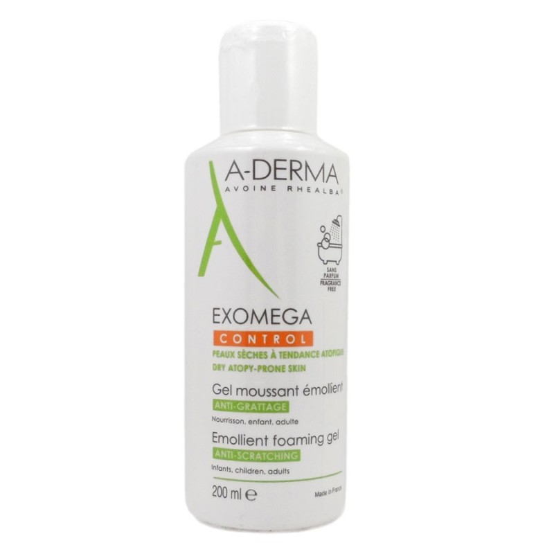 A-DERMA EXOMEGA CONTROL GEL MOUSSANT 200ML