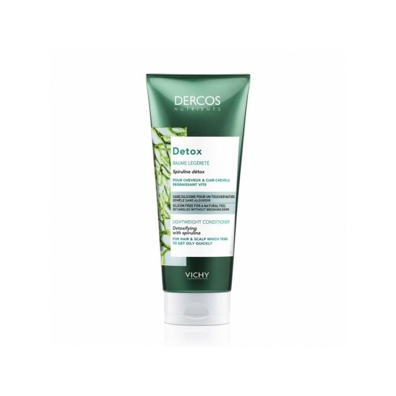 Vichy Dercos Nutrients Après-Shampoing Baume Detox Cheveux Gras | 200ml