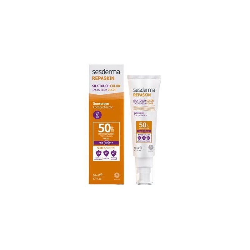 SESDERMA REPASKIN SILK TOUCH CREME SOLAIRE VISAGE SPF 50 50ML
