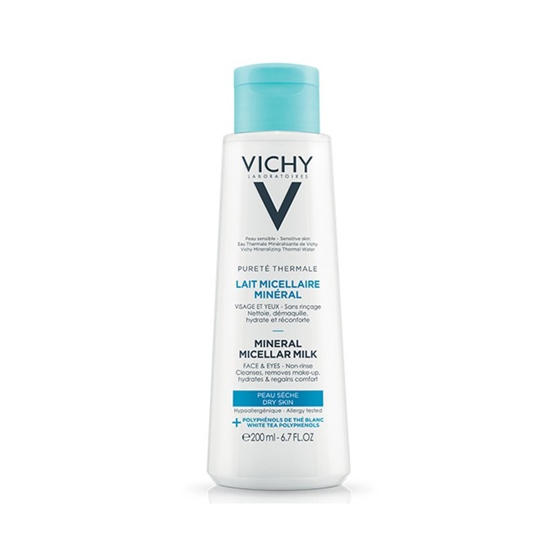 Vichy Pureté Thermale Lait Micellaire Peau Sèche à Très Sèche | 200ml