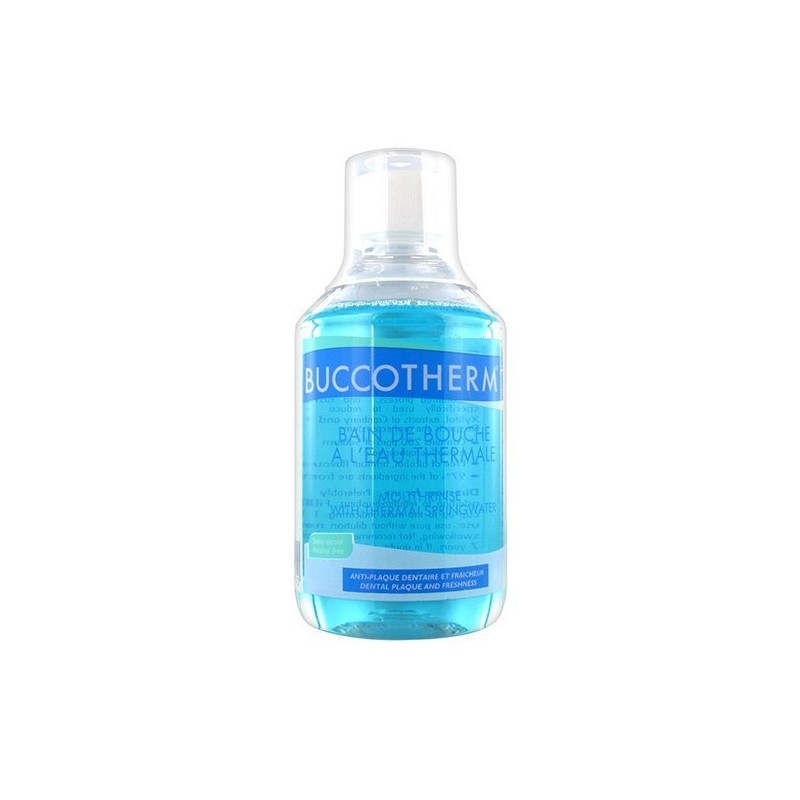 BUCCOTHERM BAIN DE BOUCHE BLEU SANS ALCOOL 300ML GOUT MENTHE