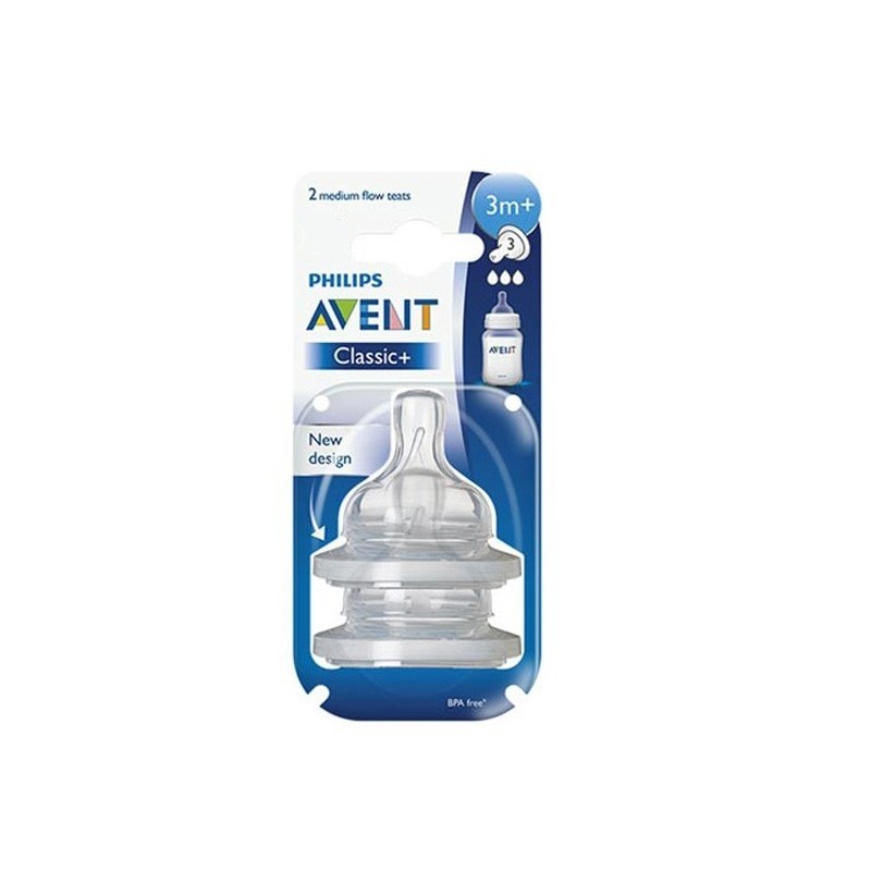 AVENT 2 TETINES -3M+ / 3T