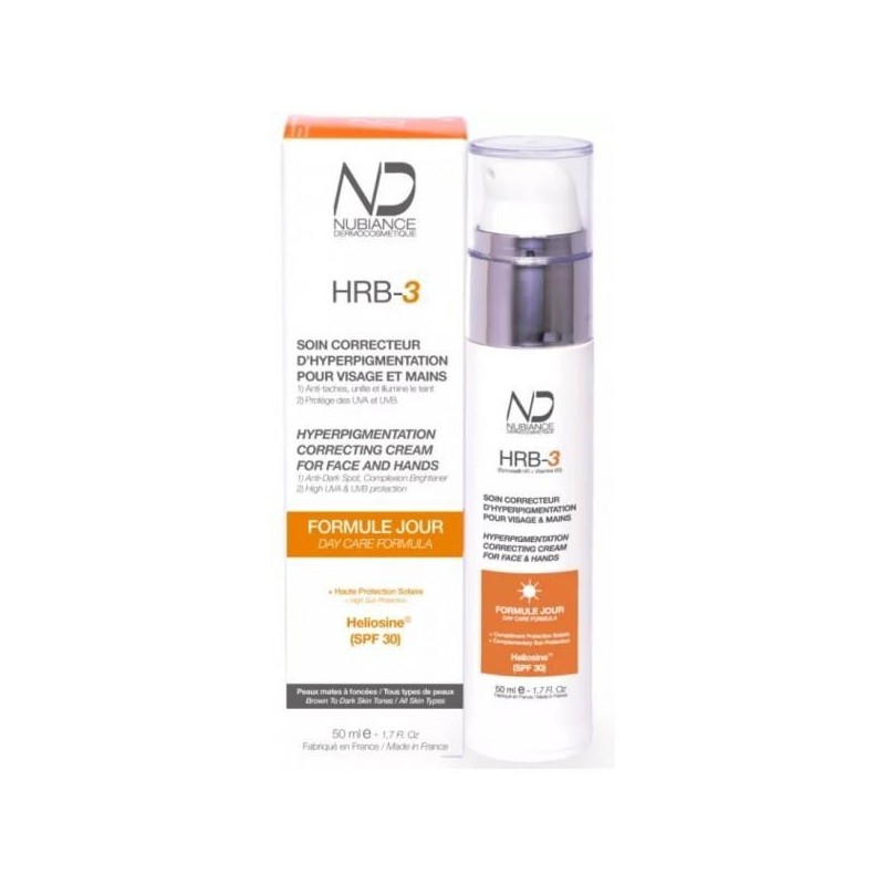 NUBIANCE SOIN CORRECTEUR JOUR D'HYPERPIGMENTATION HRB3 50ML