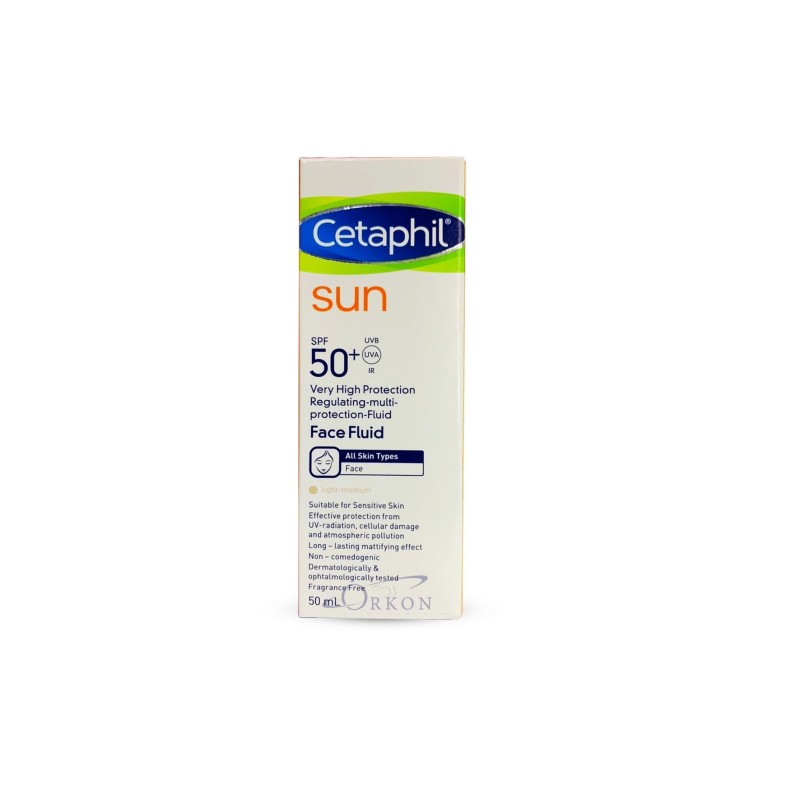 CETAPHIL SUN FACE FLUIDE TEINTE SPF 50+ 50ML