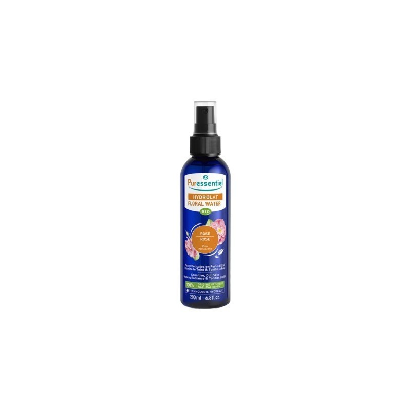 PURESSENTIEL HYDROLAT EAU FLORALE ROSE BIO 200ML