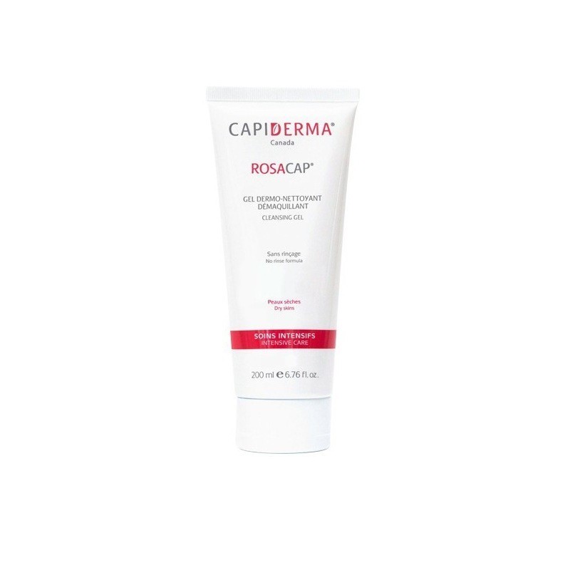 CAPIDERMA ROSACAP DERMO-NETTOYANT DÉMAQUILLANT 200ML