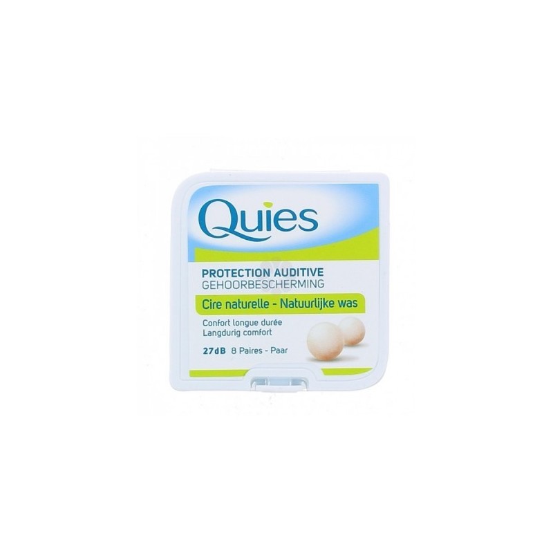QUIES CIRE NATUREL 8*2UNITE