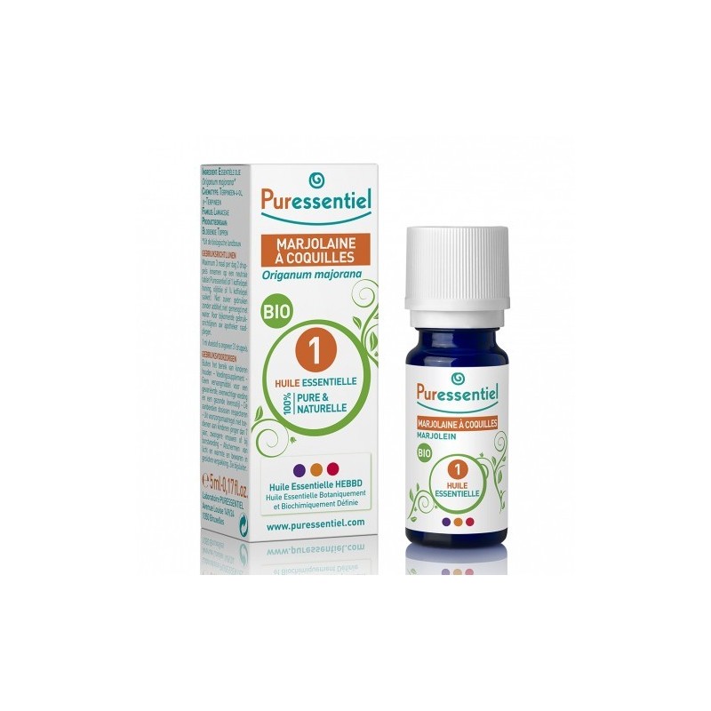 PURESSENTIEL HUILE ESSENTIELLE MARJOLAINE A COQUILLES 5ML