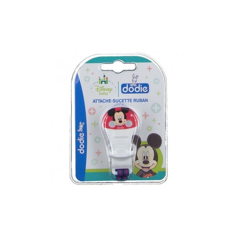 DODIE ATTACHE SUCETTE RUBAN MICKEY