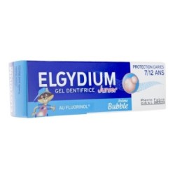 ELGYDIUM DENTIFRICE JUNIOR BUBBLE 7/12 ANS 50ML