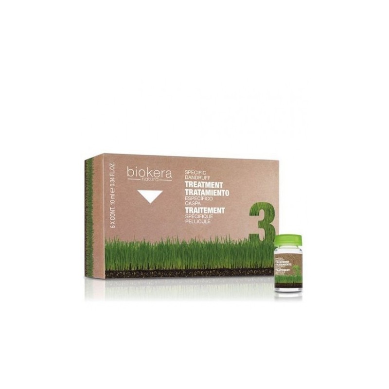 BIOKERA NATURE TRAITEMENT ANTI-PELLICULAIRE INTENSIF 6 AMP 10ML