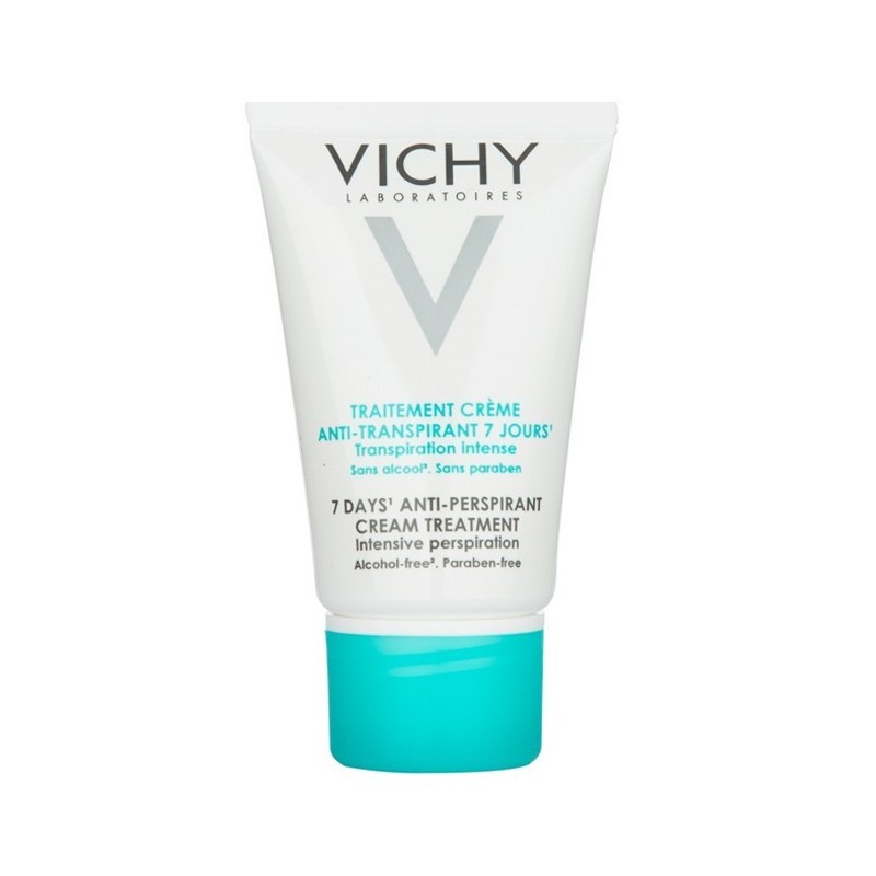 Vichy Dermo-Tolérance Traitement Crème Anti-Transpirant 7 Jours Tous Types de Peaux | 30ml
