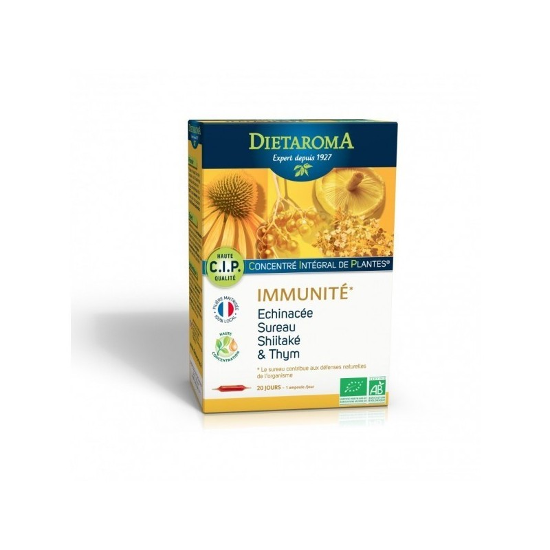 DIETAROMA IMMUNITE CIP BIO 20 AMPOULES X10 ML