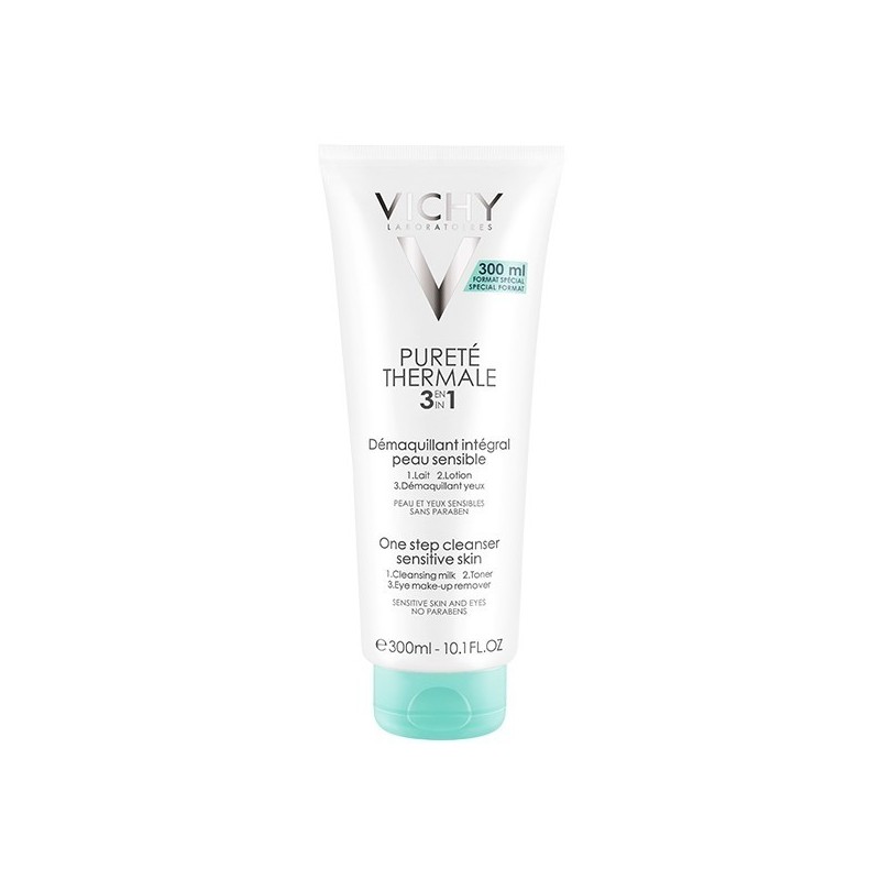 Vichy Pureté Thermale Démaquillant Intégral 3en1 Peau Sensible 300ml