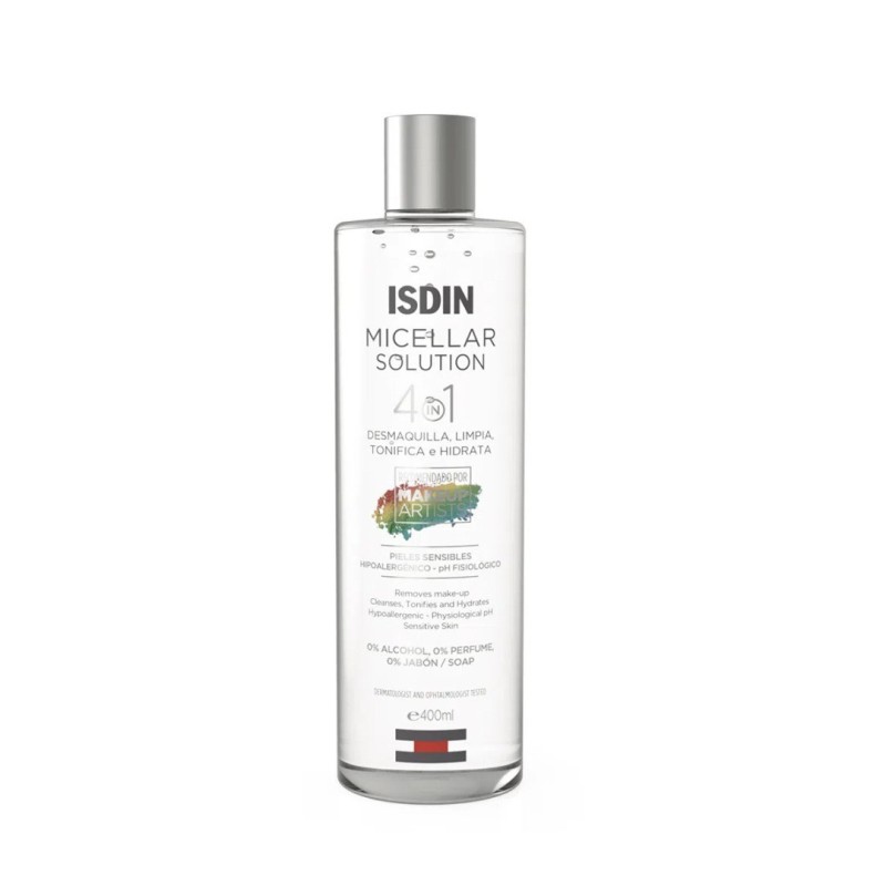 Isdin eau micellaire 400 ml 4 en 1