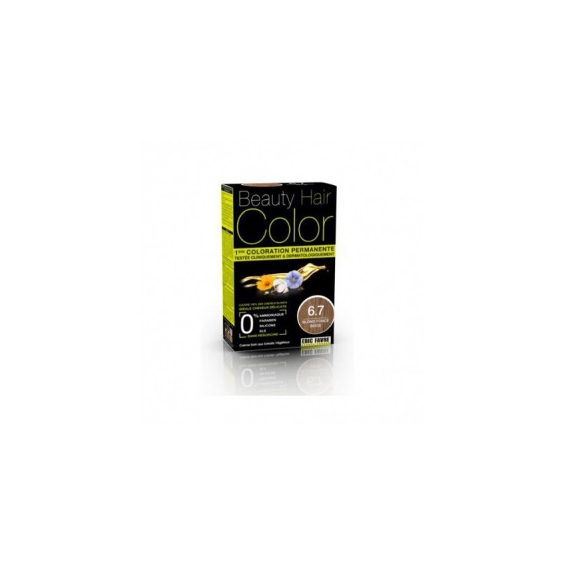 ERIC FAVRE BEAUTY HAIR COLOR 6.7 BLOND FONCE BEIGE 160ML