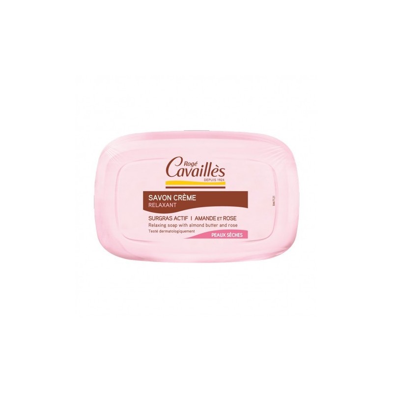 ROGE CAVAILLES SAVON CREME BEURRE D'AMANDE ET ROSE 115G