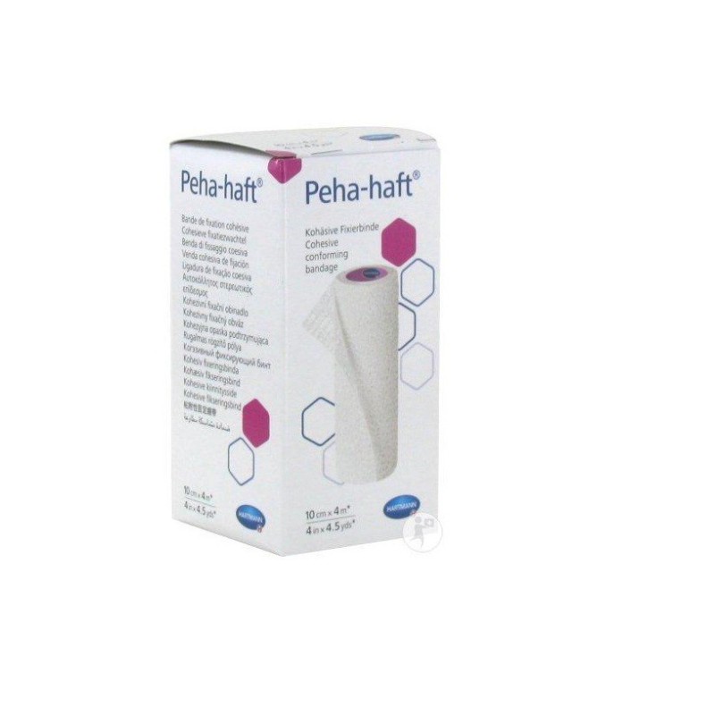 HARTMANN PEHA HAFT LATEX FREE BANDE DE FIXATION 10CMX4M REF93244