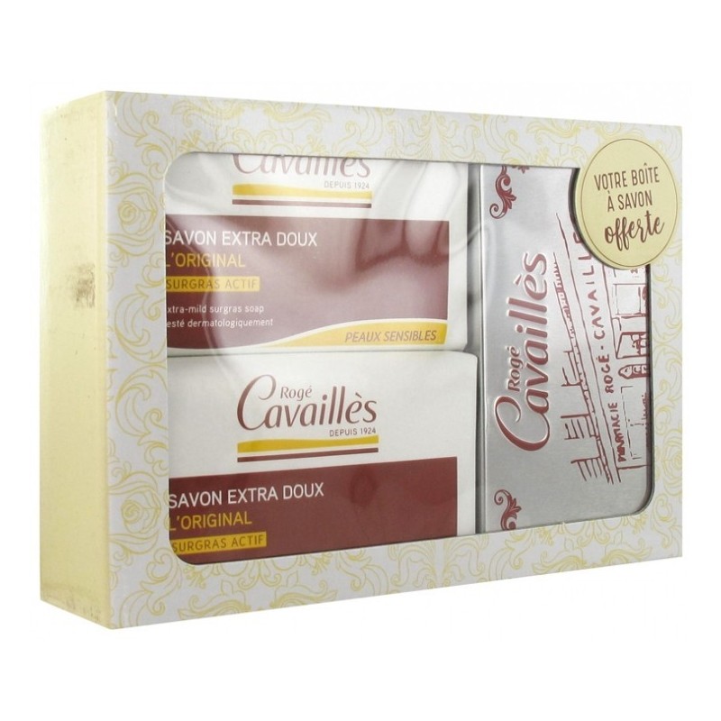ROGE CAVAILLES SAVON SURGRAS EXTRA DOUX 2X250GR + BOITE