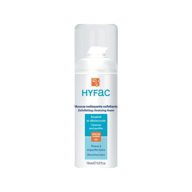HYFAC MOUSSE NETTOYANTE EXFOLIANTE 150ML