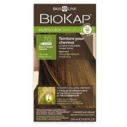 BIOKAP NUTRICOLOR DELICATO RAPID 7.0 BLOND MOYEN 135 ML