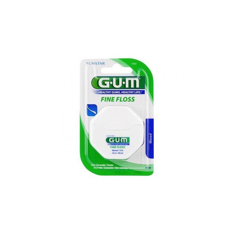 GUM FIL DENTAIRE FINE FLOSS CIRE (1555)