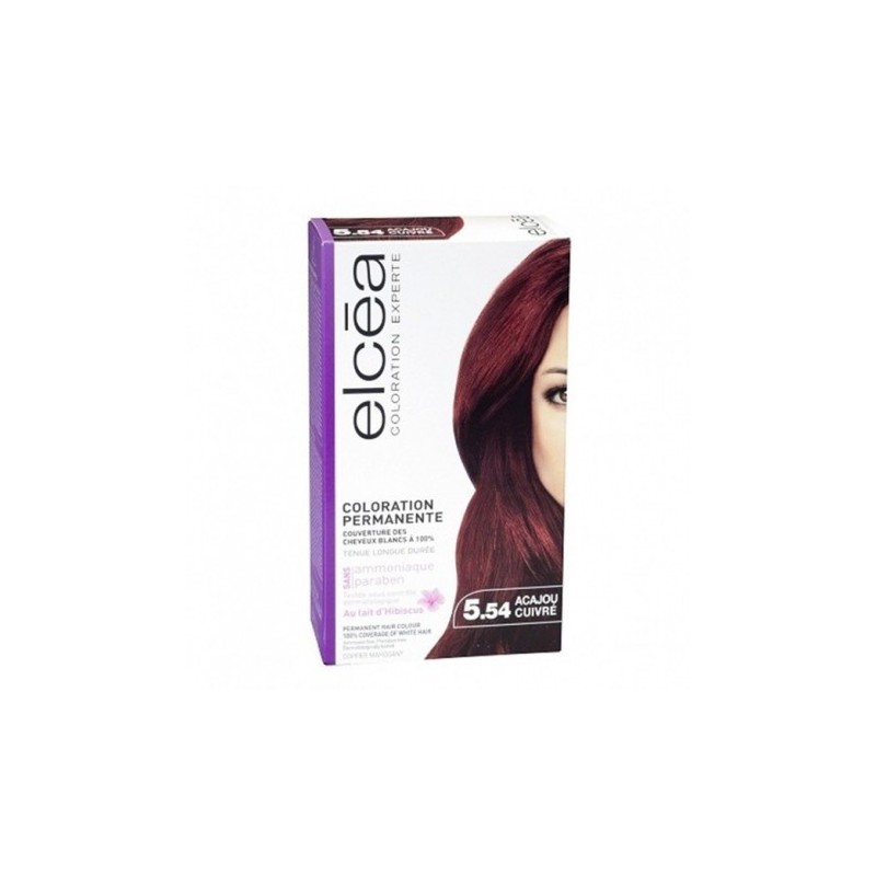 ELCEA COLORATION EXPERTE ACAJOU 5.54 CUIVRE