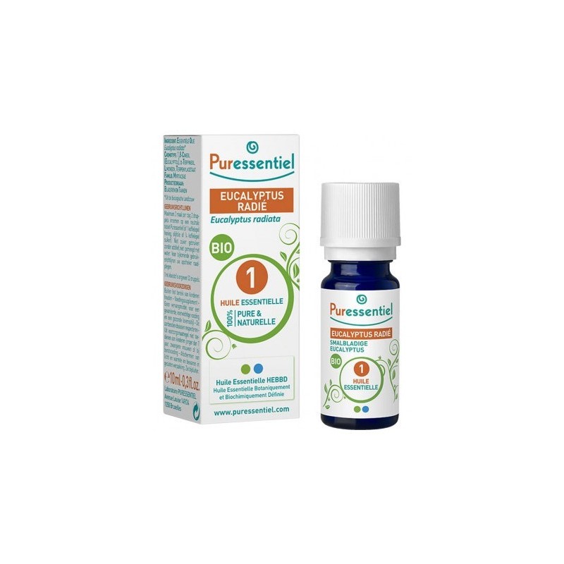 PURESSENTIEL HUILE ESSENTIELLE EUCALYPTUS RADIE 10ML