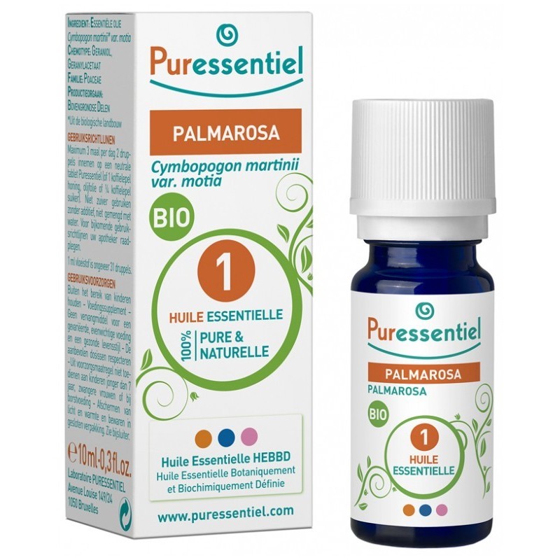 PURESSENTIEL HUILE ESSENTIELLE PALMAROSA 10ML