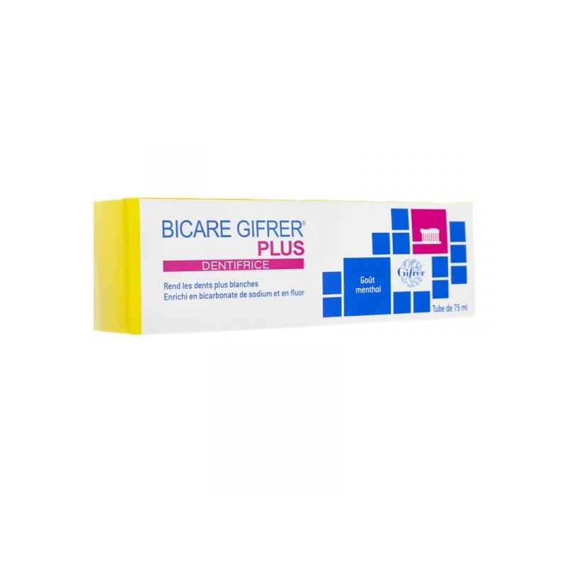 GIFRER BICARE PLUS DENTIFRICE BLANCHEUR 75ML