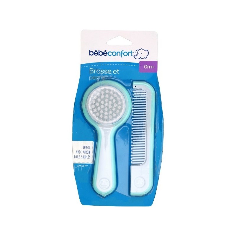 BEBE CONFORT BROSSE MIROIRE+PEIGNE BLEU REF 3106204200
