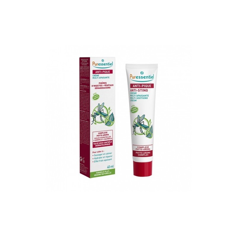 PURESSENTIEL ANTI PIQUE CREME MULTI APAISANTE 40ML