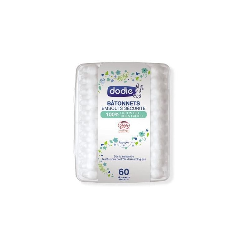 DODIE BATONNETS BÉBÉ BIO GOTS X60