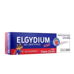 ELGYDIUM DENTIFRICE KIDS AGE DE GLACE AROME FRAISE GIVREE 50ML