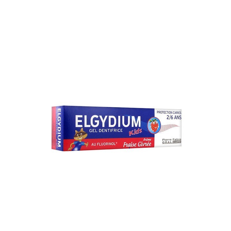 ELGYDIUM DENTIFRICE KIDS AGE DE GLACE AROME FRAISE GIVREE 50ML