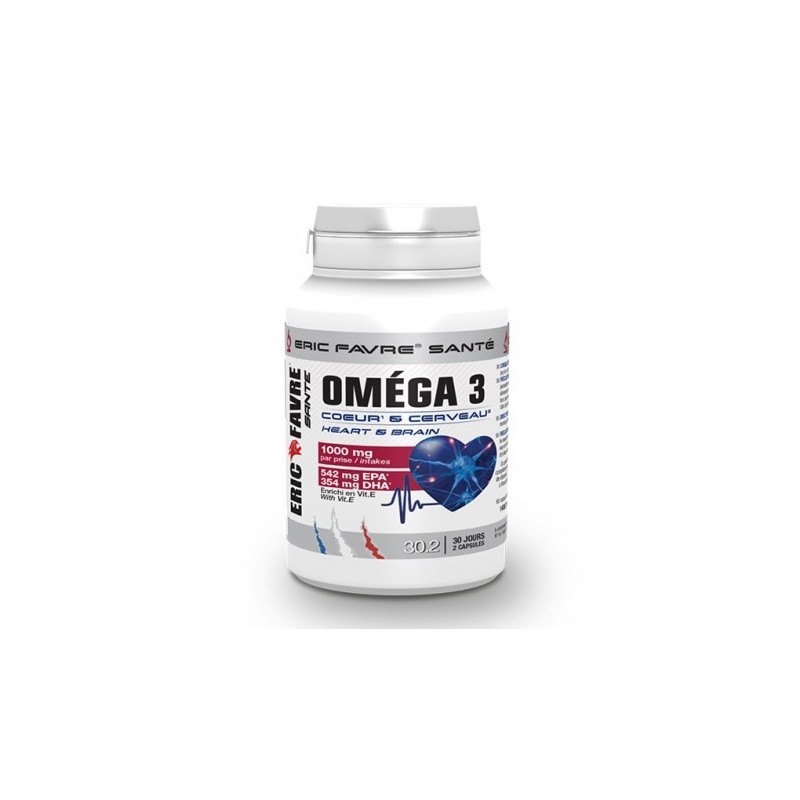 ERIC FAVRE OMEGA 3 / COEUR-CERVEAU 60CP