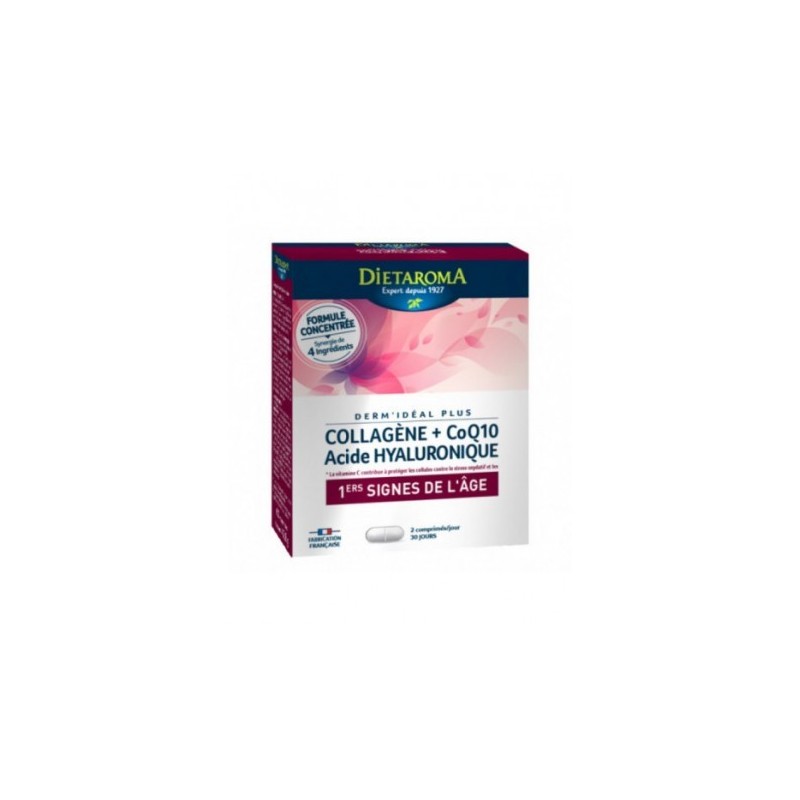 DT DERM'IDEAL+COLLAGENE+Q10+ACIDE HYALURONIQUE 60 CP