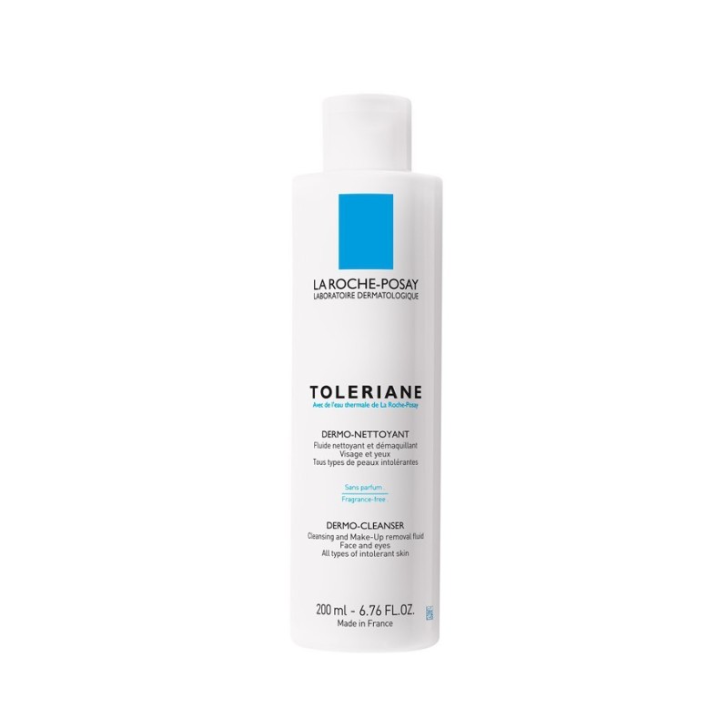LA ROCHE POSAY TOLERIANE DERMO-NETTOYANT FLUIDE DEMAQUILLANT PEAU INTOLERANTE | 200ML