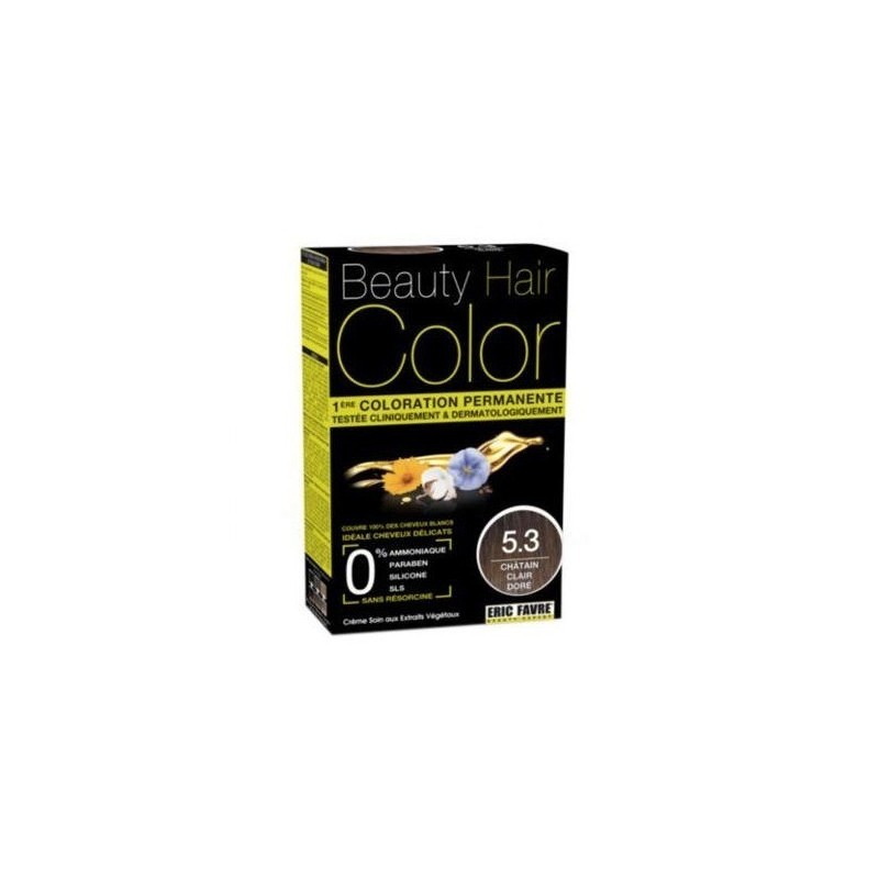 ERIC FAVRE BEAUTY HAIR COLOR 5.3 CHATAIN CLAIR DORE 160ML