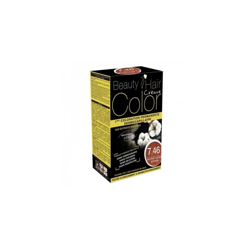 ERIC FAVRE BEAUTY HAIR COLOR 7.46 BLOND CUIVRE INTENSE 160ML