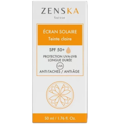 ZENSKA ECRAN SOLAIRE TEINTE CLAIRE 50ML